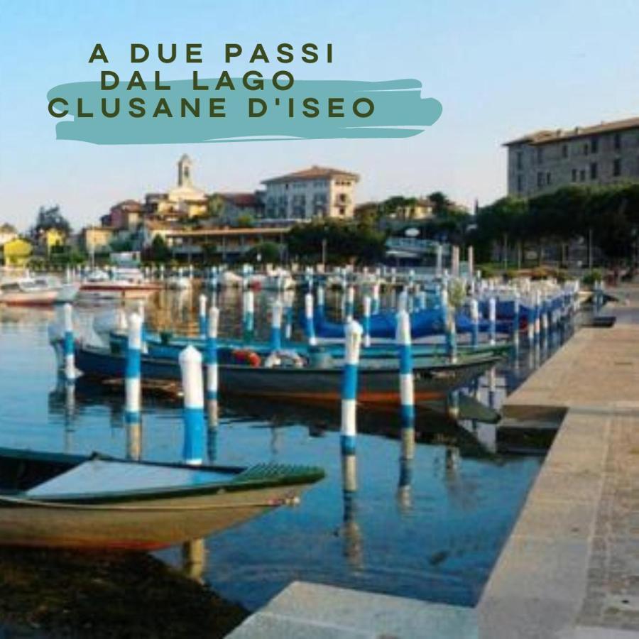 Casa Clusane D'Iseo 2 Passi Dal Lago Buitenkant foto